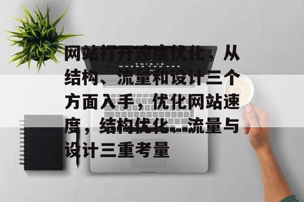 网站打开速度优化，从结构、流量和设计三个方面入手，优化网站速度，结构优化、流量与设计三重考量