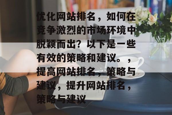 优化网站排名,如何在竞争激烈的市场环境中脱颖而出?以下是一些有效的策略和建议。,提高网站排名,策略与建议,提升网站排名,策略与建议 优化网站排名,如何在竞争激烈的市场环境中脱颖而出?以下是一些有效的策略和建议。,提高网站排名,策略与建议,提升网站排名,策略与建议