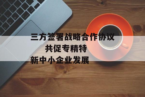 三方签署战略合作协议     共促专精特新中小企业发展