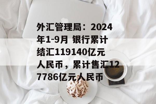 外汇管理局：2024年1-9月 银行累计结汇119140亿元人民币，累计售汇127786亿元人民币