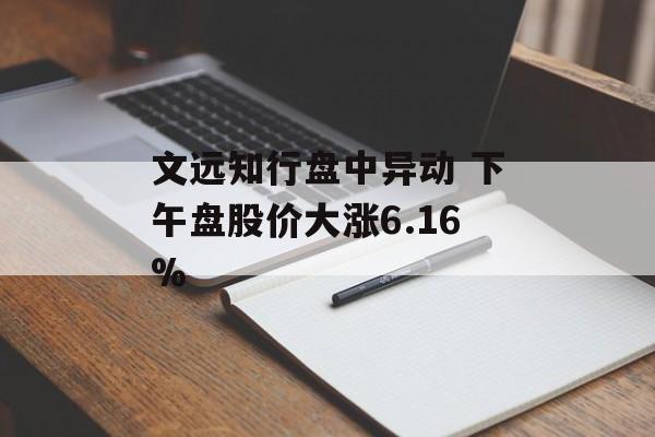 文远知行盘中异动 下午盘股价大涨6.16%