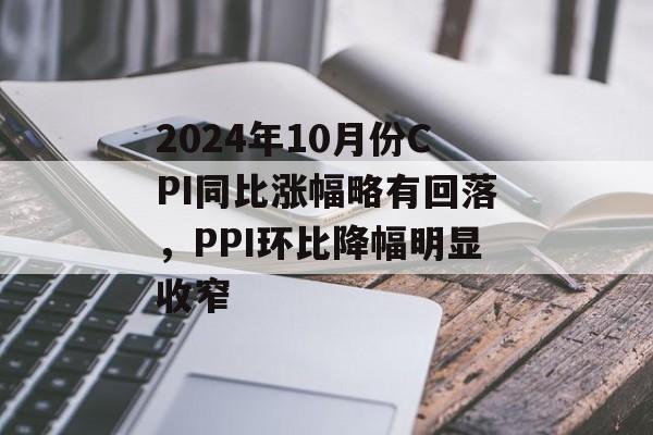 2024年10月份CPI同比涨幅略有回落,PPI环比降幅明显收窄 2024年10月份CPI同比涨幅略有回落,PPI环比降幅明显收窄
