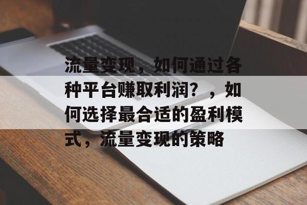 流量变现，如何通过各种平台赚取利润？，如何选择最合适的盈利模式，流量变现的策略