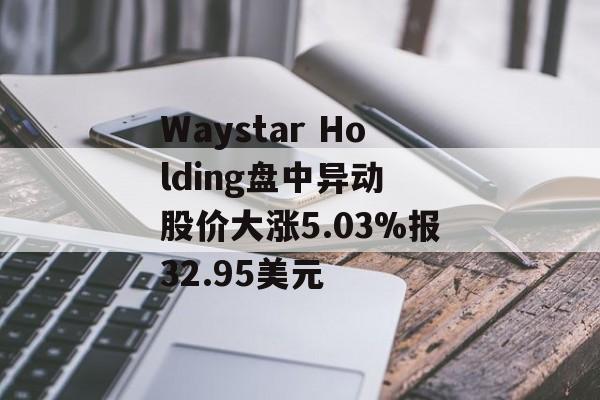 Waystar Holding盘中异动 股价大涨5.03%报32.95美元 Waystar Holding盘中异动 股价大涨5.03%报32.95美元