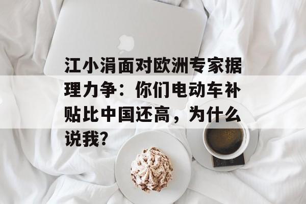 江小涓面对欧洲专家据理力争:你们电动车补贴比中国还高,为什么说我? 江小涓面对欧洲专家据理力争:你们电动车补贴比中国还高,为什么说我?