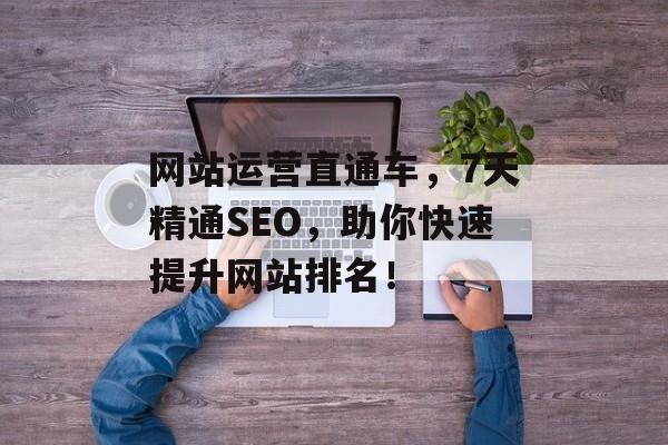 网站运营直通车，7天精通SEO，助你快速提升网站排名！