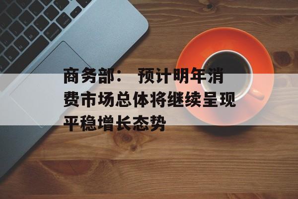 商务部： 预计明年消费市场总体将继续呈现平稳增长态势