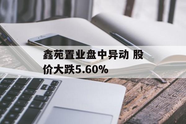 鑫苑置业盘中异动 股价大跌5.60% 鑫苑置业盘中异动 股价大跌5.60%