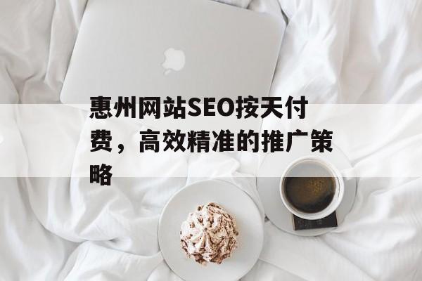 惠州网站SEO按天付费，高效精准的推广策略
