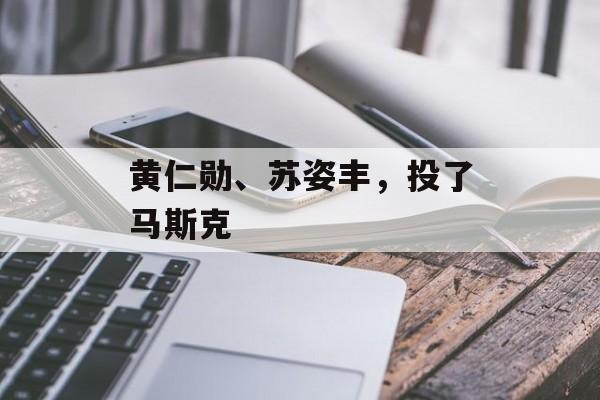 黄仁勋、苏姿丰,投了马斯克 黄仁勋、苏姿丰,投了马斯克