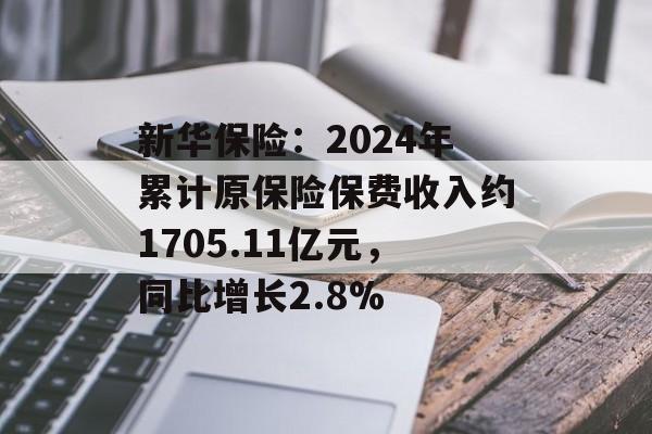 新华保险:2024年累计原保险保费收入约1705.11亿元,同比增长2.8% 新华保险:2024年累计原保险保费收入约1705.11亿元,同比增长2.8%