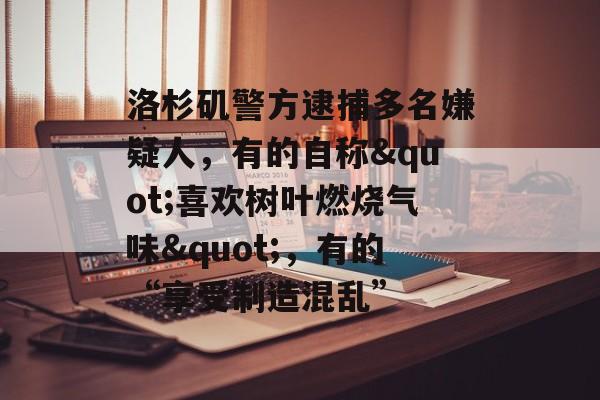 洛杉矶警方逮捕多名嫌疑人,有的自称"喜欢树叶燃烧气味",有的“享受制造混乱” 洛杉矶警方逮捕多名嫌疑人,有的自称"喜欢树叶燃烧气味",有的“享受制造混乱”