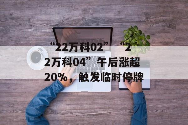 “22万科02”“22万科04”午后涨超20%，触发临时停牌