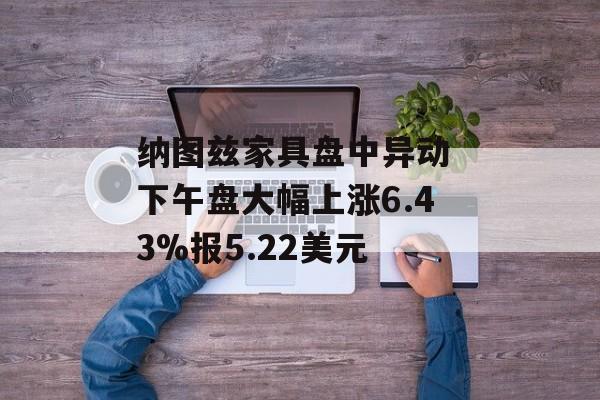 纳图兹家具盘中异动 下午盘大幅上涨6.43%报5.22美元