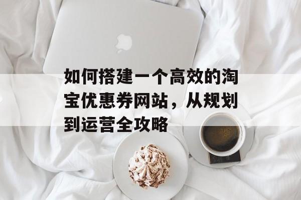 如何搭建一个高效的淘宝优惠券网站，从规划到运营全攻略