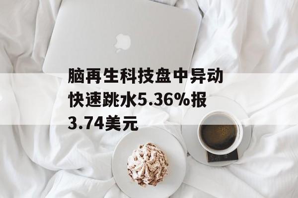 脑再生科技盘中异动 快速跳水5.36%报3.74美元