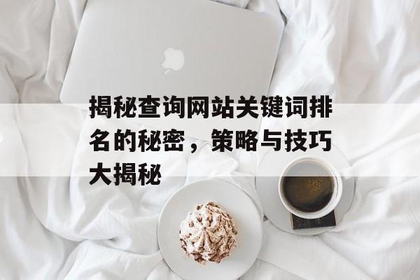 揭秘查询网站关键词排名的秘密，策略与技巧大揭秘