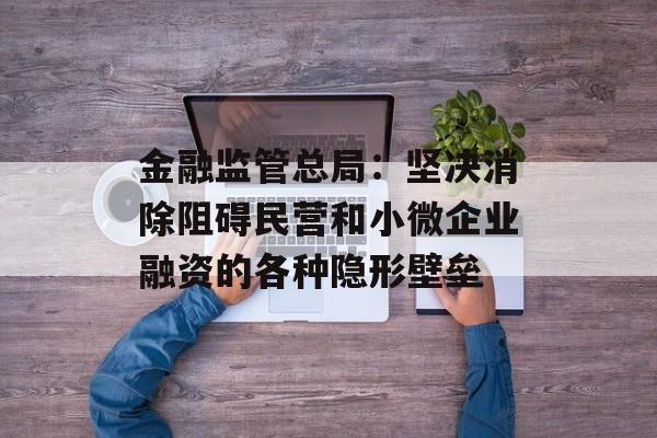 金融监管总局:坚决消除阻碍民营和小微企业融资的各种隐形壁垒 金融监管总局:坚决消除阻碍民营和小微企业融资的各种隐形壁垒