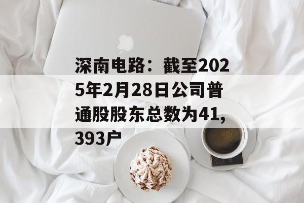 深南电路:截至2025年2月28日公司普通股股东总数为41,393户 深南电路:截至2025年2月28日公司普通股股东总数为41,393户
