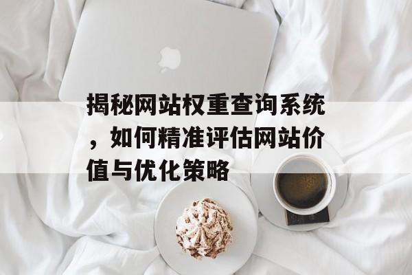 揭秘网站权重查询系统,如何精准评估网站价值与优化策略 揭秘网站权重查询系统,如何精准评估网站价值与优化策略