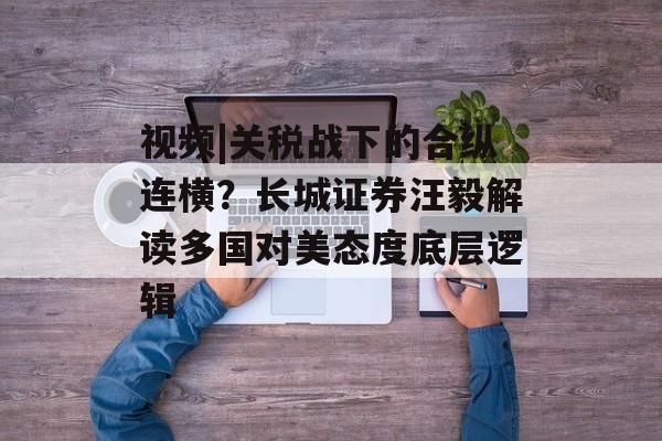 视频|关税战下的合纵连横?长城证券汪毅解读多国对美态度底层逻辑 视频|关税战下的合纵连横?长城证券汪毅解读多国对美态度底层逻辑