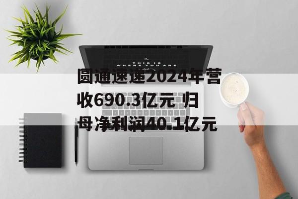 圆通速递2024年营收690.3亿元 归母净利润40.1亿元 圆通速递2024年营收690.3亿元 归母净利润40.1亿元