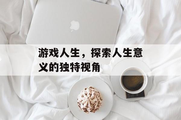 游戏人生,探索人生意义的独特视角 游戏人生,探索人生意义的独特视角