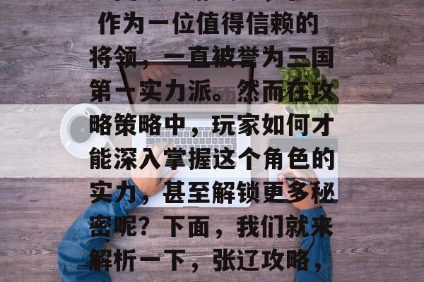 三国战纪游戏中，张辽 作为一位值得信赖的将领，一直被誉为三国第一实力派。然而在攻略策略中，玩家如何才能深入掌握这个角色的实力，甚至解锁更多秘密呢？下面，我们就来解析一下，张辽攻略，揭秘武将实力解析