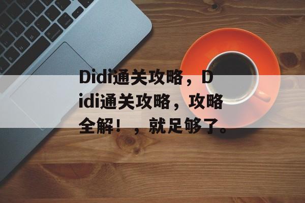 Didi通关攻略，Didi通关攻略，攻略全解！，就足够了。